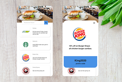 DailyUI061 - Redeem Coupon coupon daily 100 challenge dailyui061 dailyui61 dailyuichallenge mobile mobile app promo code redeem redeem coupon