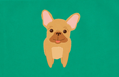 Frenchie dog french bulldog frenchie graphic design illustration pupper