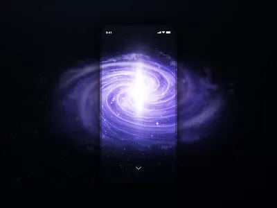 App for galaxy 2 ae animation application button discover emission light motion nasa nebula particle rdd space spiral star ui