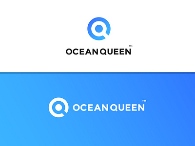 Ocean Queen Logo Concept brand brand design brand identity branding identity logo logo design minimalism negative space negativespace visual identity