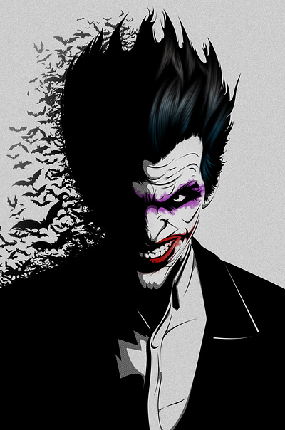 Joker - Why so serious ? drawing illustration joker photoshop vector