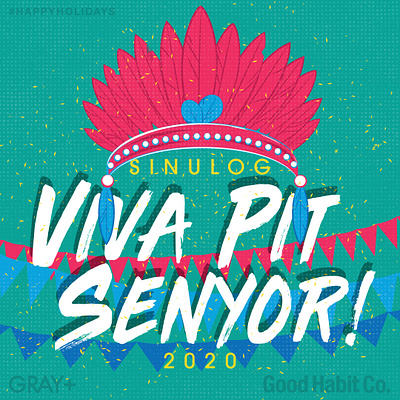Sinulog Festival cebu event artwork festival graphic design illustration vector