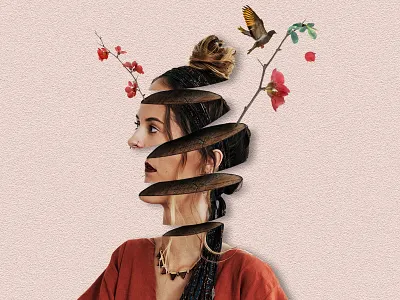 Wooden Slice Head 2020 trend 3d art banner creative design graphicdesign hero illustraion illustration photo photoediting photoeffect photography photomanipulation photoshop trending design uidesign vector vectorart