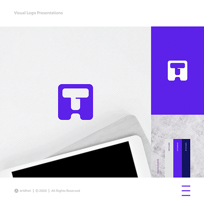 TA Modern Monogram branding design icon logo monogram symbol ui ux vector web