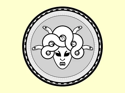 Medusa adobe adobe illustrator branding illustration logo vector vector illustration