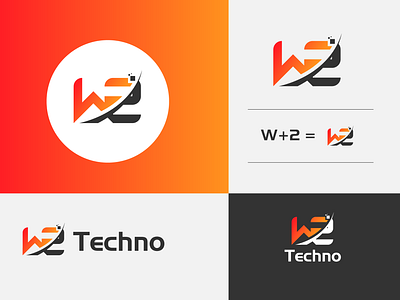 W2 Techno Logo Project banner corporate logo logo design logodesinger logoinspiration logomaker logos logotype template