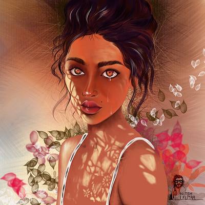 Weeping memories art creative design doodle drawing dreams illustration memories painting procreateapp