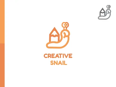 Creative Snail Logo Design animal logo colorful logo concept concept design creative design logo logo design logodesign logos nature logo simple snail tiny vector