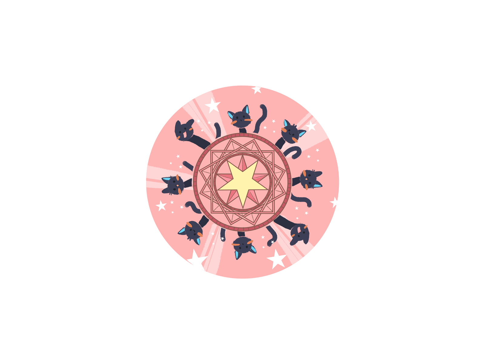 Phenakistoscope | Cardcaptor Sakura cat