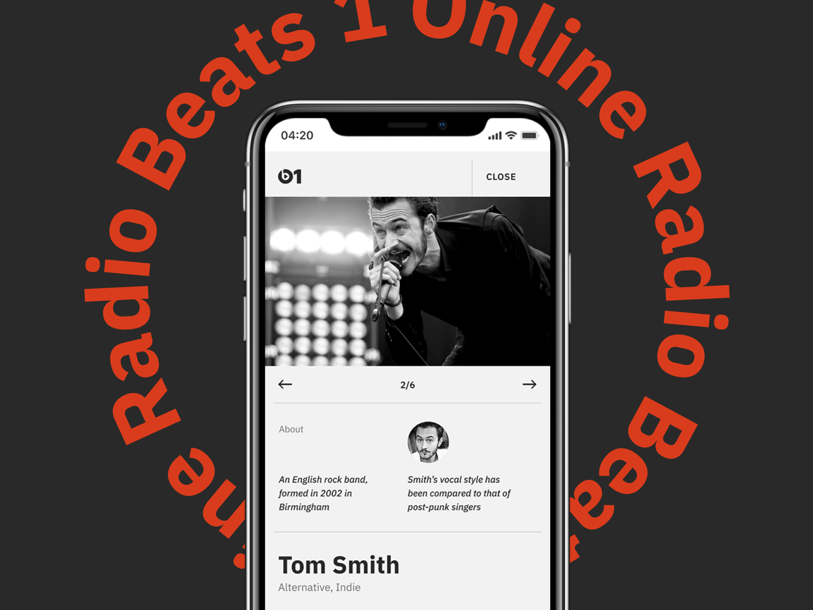 Online Radio Beats 1. Design Concept. app design interface makyoudesign mobile radio ui ux