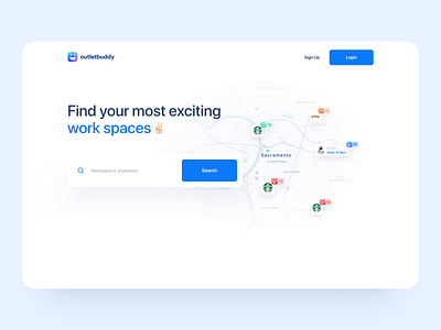 Landing Page for Web App - UI Animation animation app design clean ui dashboard app interaction interface landing landing page landing page animation ui ux web animation website