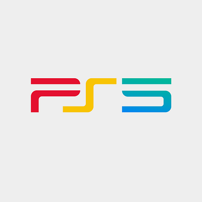 Playstation 5 Logo Exercise branding concept gaming illustration logo playstation ps5 vector