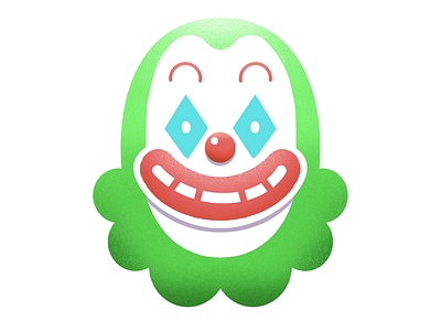 Put on a Happy Face character icon joker procreate