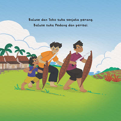 buku anak nias 2 children book illustration folktale illustration