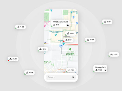 Ubike bicycle bike branding design map rental taiwan ubike ui ux youbike