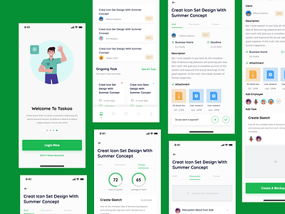 Taskoo app illustration task task management task manager ui