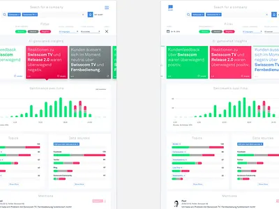 Sonar: UI explorations app color dataviz design sketch ux
