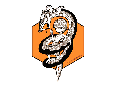 Baru Klinthing - Legend of Ambarawa ambarawa baru klinthing drawing folktale snake snake art snake drawing
