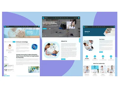 bio science medical medical slider uxui webdesign