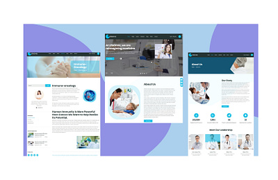 bio science medical medical slider uxui webdesign