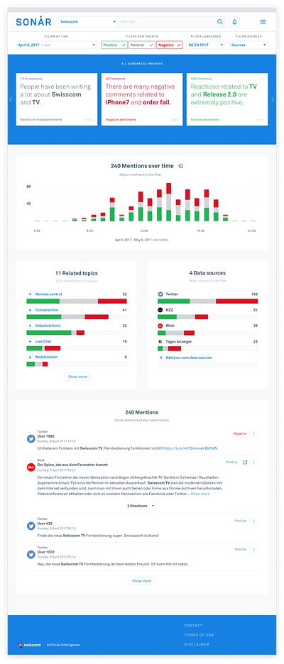 Sonar UI app data design sketch ui ux