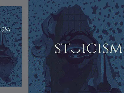 stoicism adobe illustrator design flat fluid glitch illustration night shungitt stoicism vector wavy