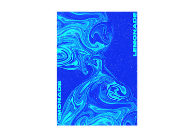 LEMONADE abstract adobe design experimental photoshop poster poster a day poster design
