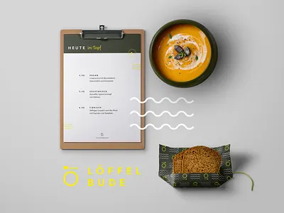Corporate Design for the "Löffelbude" branding corporate design gastronomy restaurant