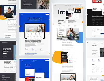 Design Agency - UI/UX Project agency casestudy corporative design digital interface landing portfolio uxui webdesign