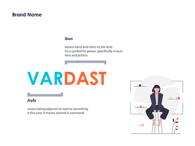 Vardast SaaS Startup - Brand Name brand identity brand name branding copywriting design graphic design naming vector