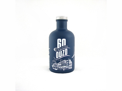 Greek Ouzo bottle branding logo ouzo packaging spirit