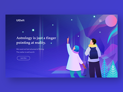 Header Exploration 2020 art direction artwork astronat blue flat illustration illustration art illustration design landing page landingpage mashup moon pink sans serif sky ui design uiux vector illustration web web design