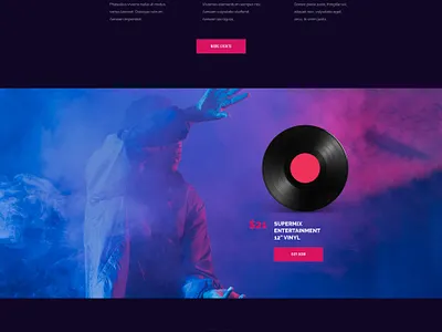 Dj Web site dark website dj dj night dj party partywebsite website music