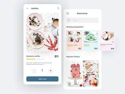 Daily UI 012 012 app cake daily ui daily ui 012 dailyui e comerce ecomerce eshop mobile app mobile app design sweets ui
