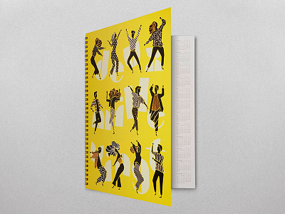 Notepad 2020 - Genoud Arts Graphiques art direction graphic design hotstamping illustration notepad