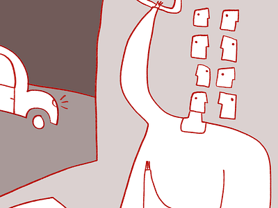 All aboard aboard bus car illustration