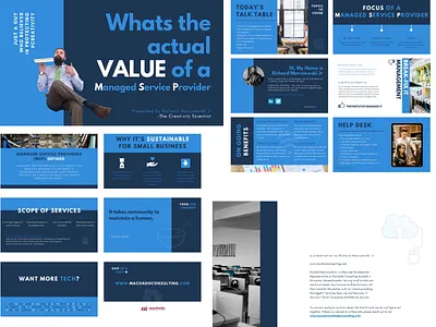 Value of a Managed Service Provider branding canva design photoshop slidedeck slideshow technology