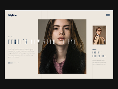 Stylux.:: Fashion Layout Explore blog clothes fashion fashion design uiux web design