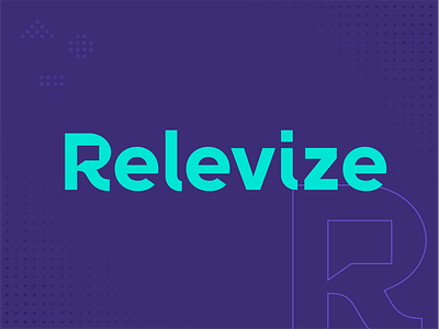 Relevize Brand Identity advertising conversation custom type geometric icon illustration logo monogram r relevant revolution speechbubble