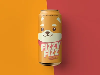 Frizzy Fizz - Orange & Grapefruit branding colour illustration vector weekly warm up