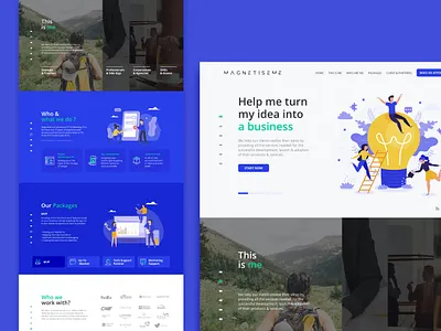 Makeover Concept - Magnetiseme branding design flat icon illustration illustrator makeover minimal ui ux web