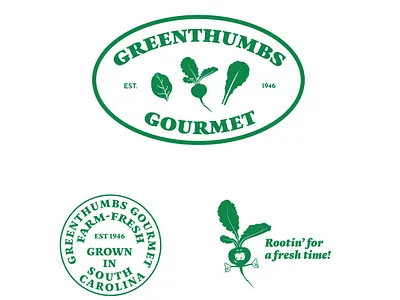 Farm-fresh logo design adobe illustrator beet brand identity branding brand identity design cartoon emblem green illustration illustrator logo system organic retro vintage