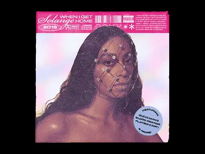 When I Get Home Cover Concept album art album artwork album cover cover art design music art packaging solange typography