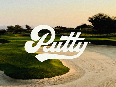 Putty Golf branding custom lettering golf golf brand lettering logo logo design logo designer sports logo typography