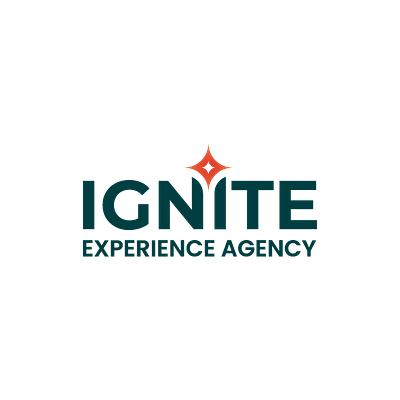 Ignite - experience agency branding graphic ignite logo logo design logotype minimal typography