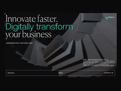 Business Digitalization Service Website animation business company website design graphic design home page interaction interaction design interface motion design ui ui animation user experience user interface ux web web animation web design website website design