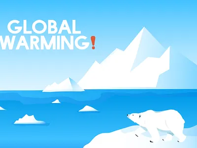 Global Warming Is Real! global warming graphic design illustration vector