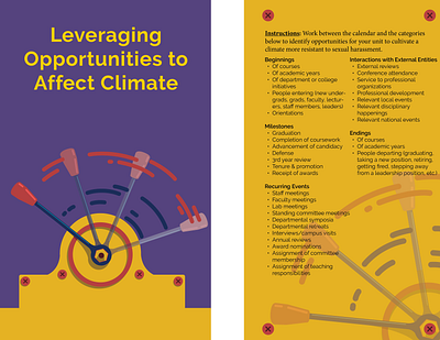 Leveraging opportunities to affect climate graphic design higher education highered illustration print design