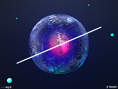 Dyson Sphere. 3d art 3d artist album art alien art blender cover art cover design cycles design dyson sphere energy glass light moon outerspace render satellite space