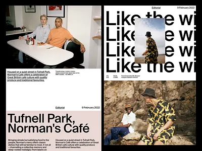 Layout Archive clean design editorial fashion layout minimal typography website whitespace